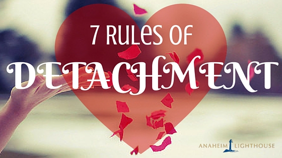 Graphics showing 7 rules of detachment headline